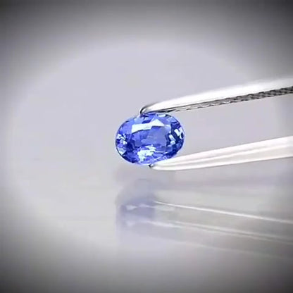 0.57ct Oval Cut Cornflower Blue Ceylon Sapphire - Premium Jewelry from Dazzling Delights - Just $83.21! Shop now at Dazzling Delights