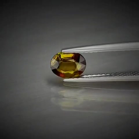 0.66ct Oval Cut Bi-Colour Yellow-Red Tourmaline - Premium Jewelry from Dazzling Delights - Just $46.46! Shop now at Dazzling Delights