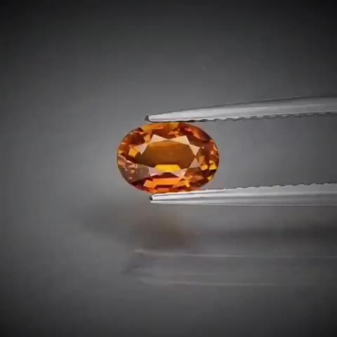 0.75ct Oval Cut Vivid Orange Tourmaline - Premium Jewelry from Dazzling Delights - Just $37.46! Shop now at Dazzling Delights