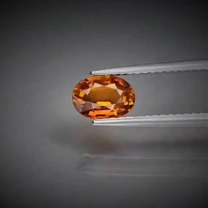 0.75ct Oval Cut Vivid Orange Tourmaline - Premium Jewelry from Dazzling Delights - Just $37.46! Shop now at Dazzling Delights