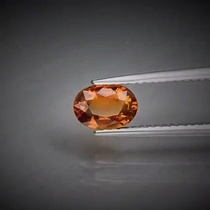 0.75ct Oval Cut Vivid Orange Tourmaline - Premium Jewelry from Dazzling Delights - Just $37.46! Shop now at Dazzling Delights