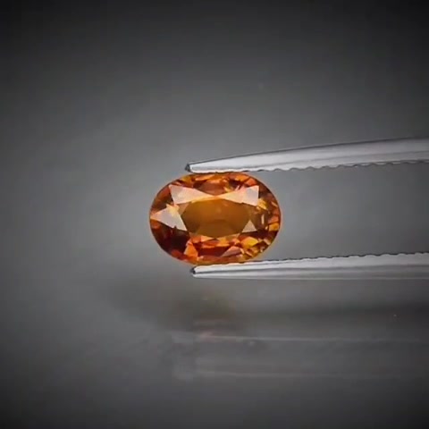 0.75ct Oval Cut Vivid Orange Tourmaline - Premium Jewelry from Dazzling Delights - Just $37.46! Shop now at Dazzling Delights