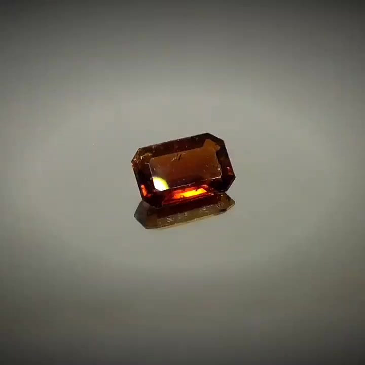 0.88ct Emerald Cut Deep Burnt-Orange Tourmaline - Premium Jewelry from Dazzling Delights - Just $37.46! Shop now at Dazzling Delights