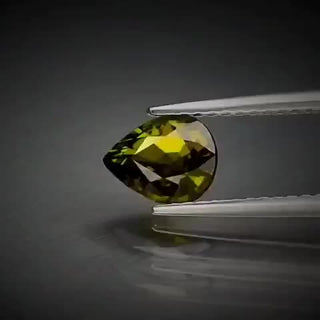 0.88ct Pear Cut Yellowish Green Tourmaline - Premium Jewelry from Dazzling Delights - Just $37.50! Shop now at Dazzling Delights