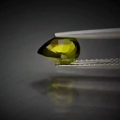 0.88ct Pear Cut Yellowish Green Tourmaline - Premium Jewelry from Dazzling Delights - Just $61.95! Shop now at Dazzling Delights