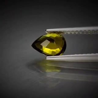 0.88ct Pear Cut Yellowish Green Tourmaline - Premium Jewelry from Dazzling Delights - Just $37.50! Shop now at Dazzling Delights