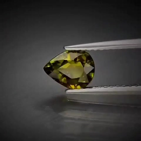 0.88ct Pear Cut Yellowish Green Tourmaline - Premium Jewelry from Dazzling Delights - Just $61.95! Shop now at Dazzling Delights