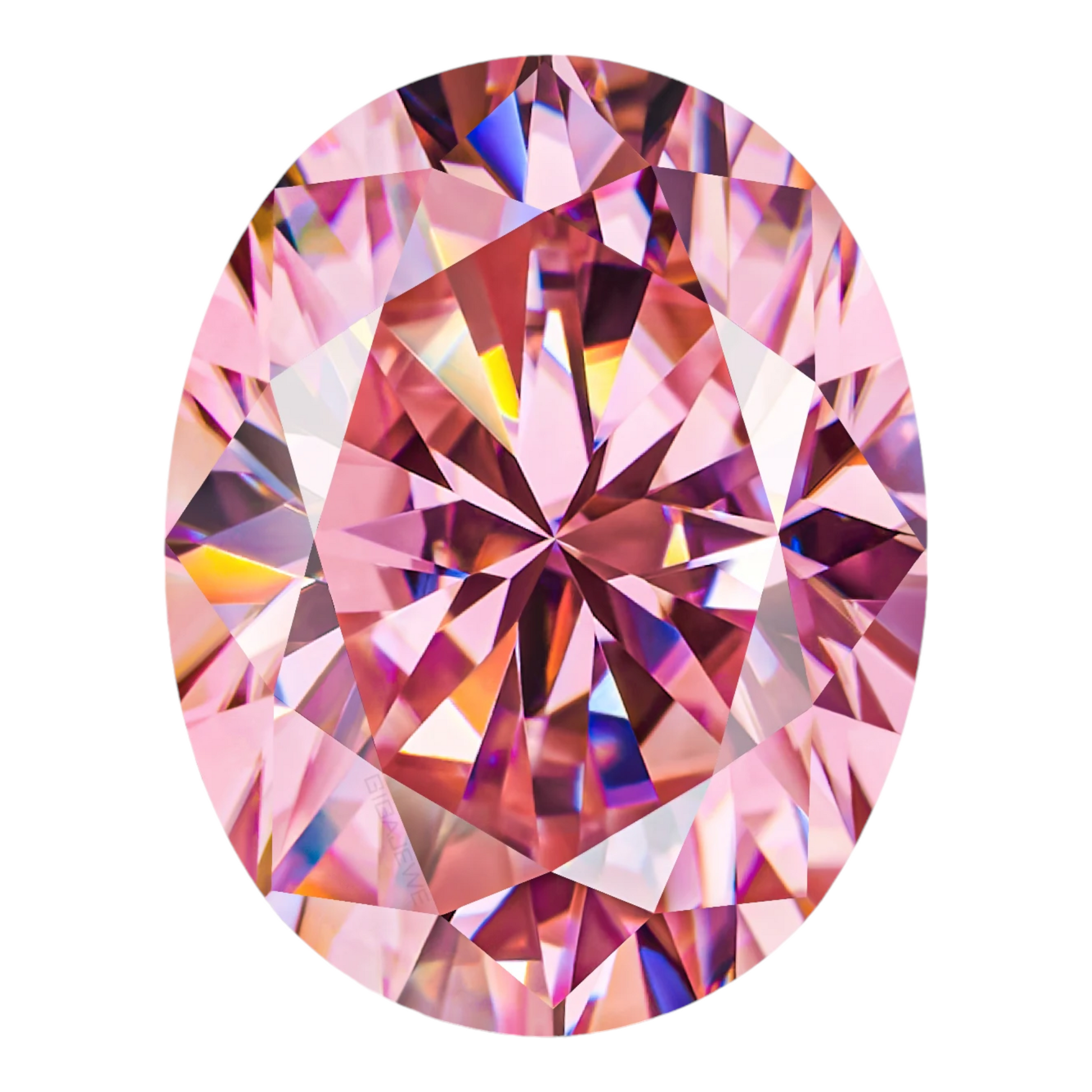 Soft Pink Oval Cut Moissanites - Premium Jewelry from Dazzling Delights - Just $83.33! Shop now at Dazzling Delights