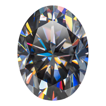 Grey Oval Cut Moissanites - Premium Jewelry from Dazzling Delights - Just $83.33! Shop now at Dazzling Delights