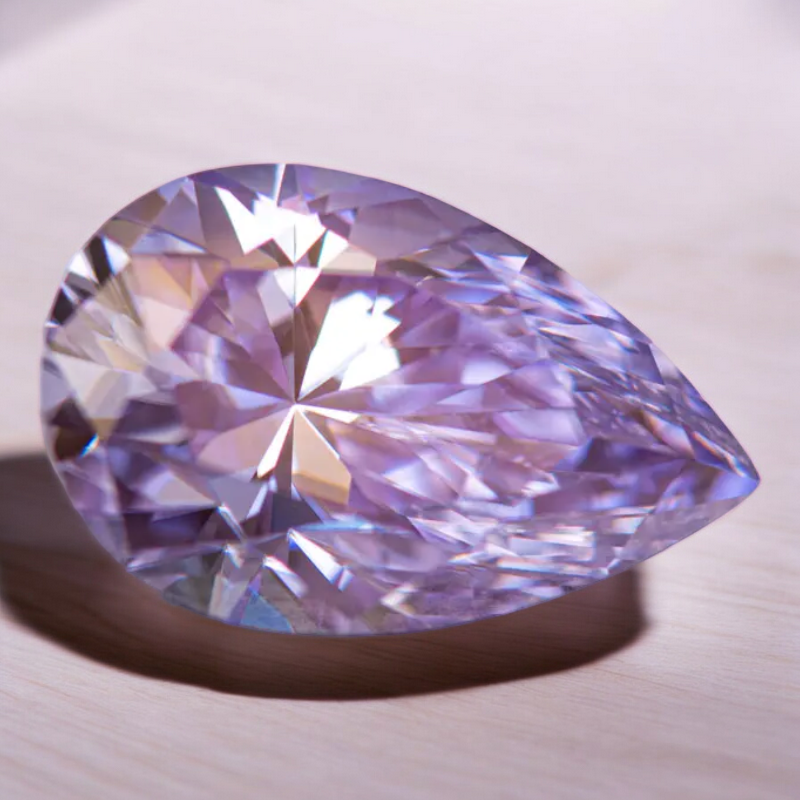 Lavender Pear Cut Moissanites - Premium Jewelry from Dazzling Delights - Just $83.33! Shop now at Dazzling Delights