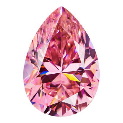 Soft Pink Pear Cut Moissanites - Premium Jewelry from Dazzling Delights - Just $83.33! Shop now at Dazzling Delights