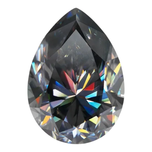 Grey Pear Cut Moissanites - Premium Jewelry from Dazzling Delights - Just $83.33! Shop now at Dazzling Delights