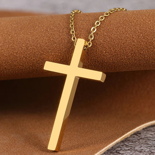 Titanium Cross Pendant Necklace - Premium Jewelry from Dazzling Delights - Just $24.95! Shop now at Dazzling Delights