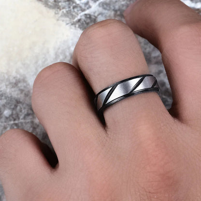 Brushed Titanium Wedding Bands - Premium Jewelry from Dazzling Delights - Just $22.46! Shop now at Dazzling Delights