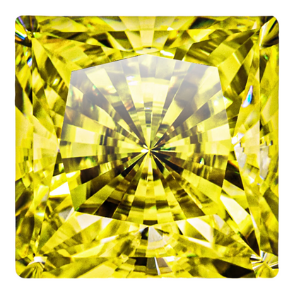 Vivid Canary Yellow Princess Cut Moissanites - Premium Jewelry from Dazzling Delights - Just $83.33! Shop now at Dazzling Delights