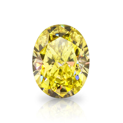 Vivid Canary Yellow Oval Cut Moissanites - Premium Jewelry from Dazzling Delights - Just $83.33! Shop now at Dazzling Delights