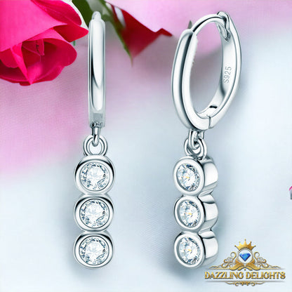 0.6ct Moissanite Drop Earrings - Premium Jewelry from Dazzling Delights - Just $96.71! Shop now at Dazzling Delights