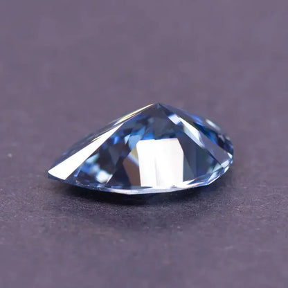 Royal Blue Pear Cut Moissanites - Premium Jewelry from Dazzling Delights - Just $83.33! Shop now at Dazzling Delights