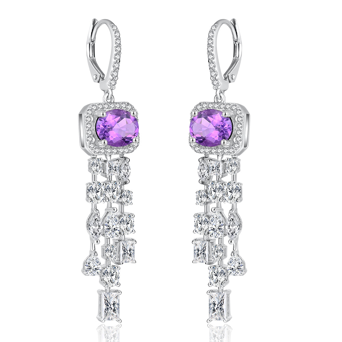 4.5 Carats Natural Gemstone Dangle Earrings - Your Choice of Gemstone - Premium Jewelry from Dazzling Delights - Just $89.96! Shop now at Dazzling Delights