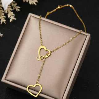 Titanium Love Heart Pendant Necklace - Premium Jewelry from Dazzling Delights - Just $14.62! Shop now at Dazzling Delights