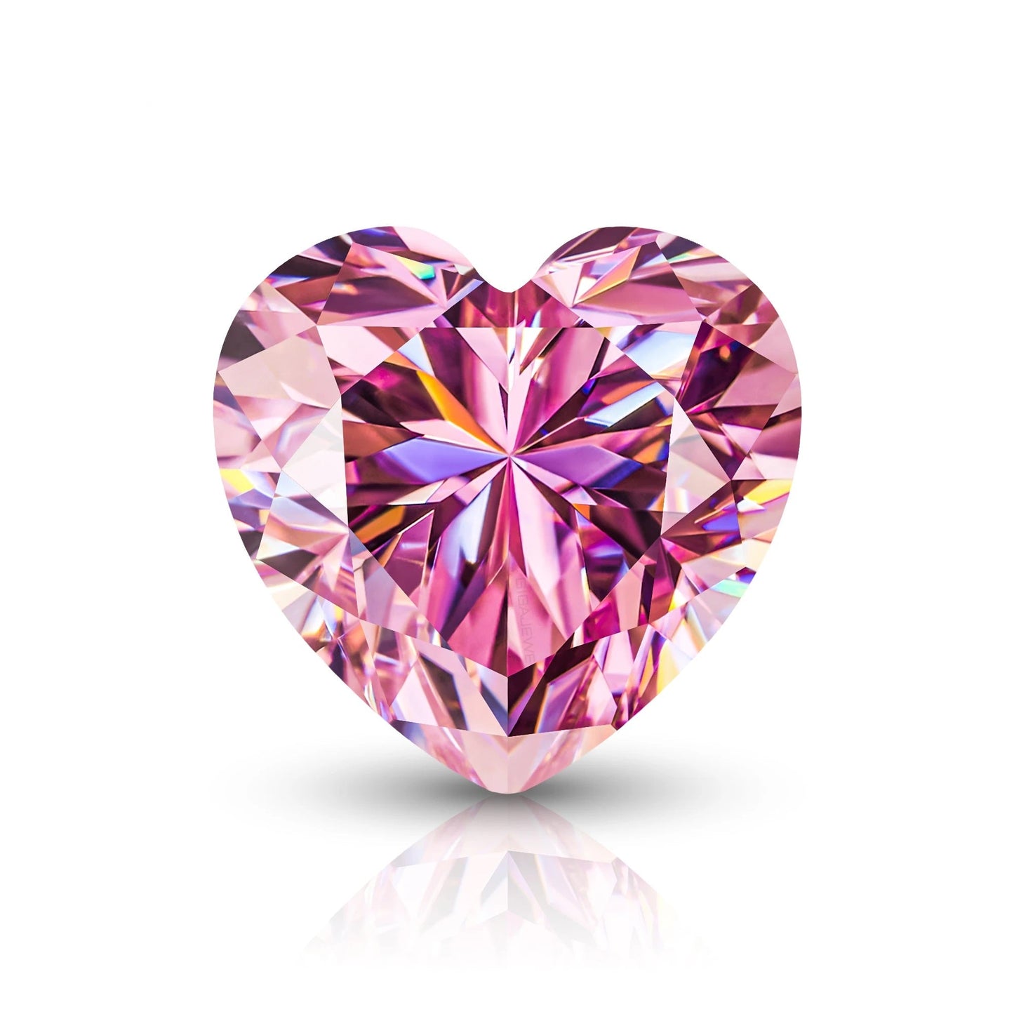 Soft Pink Heart Cut Moissanites - Premium Jewelry from Dazzling Delights - Just $91.67! Shop now at Dazzling Delights