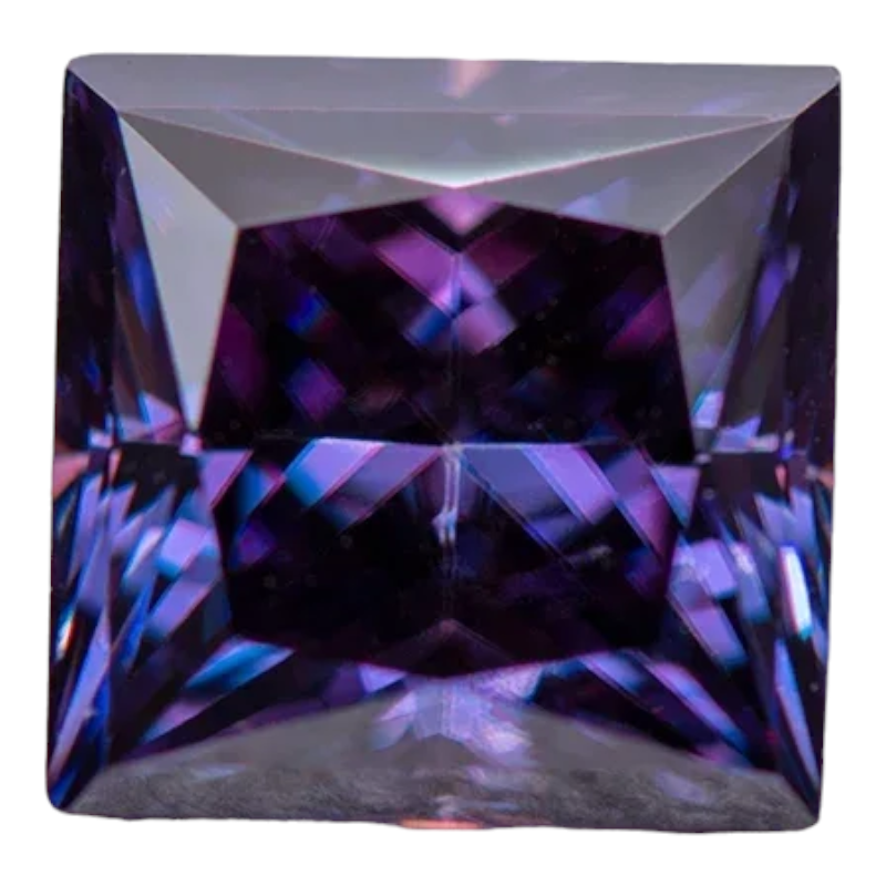 Imperial Purple Princess Cut Moissanites - Premium Jewelry from Dazzling Delights - Just $83.33! Shop now at Dazzling Delights