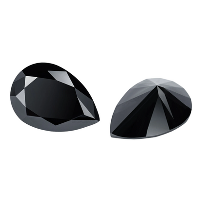 Black Pear Cut Moissanites - Premium Jewelry from Dazzling Delights - Just $62.50! Shop now at Dazzling Delights