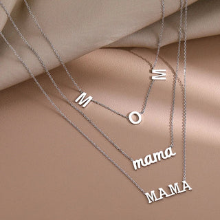 Titanium Triple Layer Mom Pendant Necklace - Premium Jewelry from Dazzling Delights - Just $19.12! Shop now at Dazzling Delights