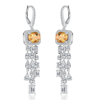 4.5 Carats Natural Gemstone Dangle Earrings - Your Choice of Gemstone - Premium Jewelry from Dazzling Delights - Just $73.50! Shop now at Dazzling Delights