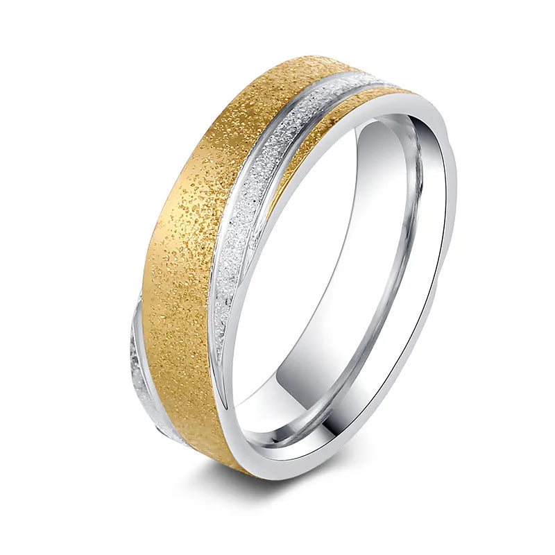 Titanium 6mm Two-Tone Wedding Band - Premium Jewelry from Dazzling Delights - Just $23.96! Shop now at Dazzling Delights