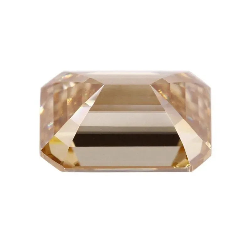 Champagne Emerald Cut Moissanites - Premium Jewelry from Dazzling Delights - Just $133.33! Shop now at Dazzling Delights