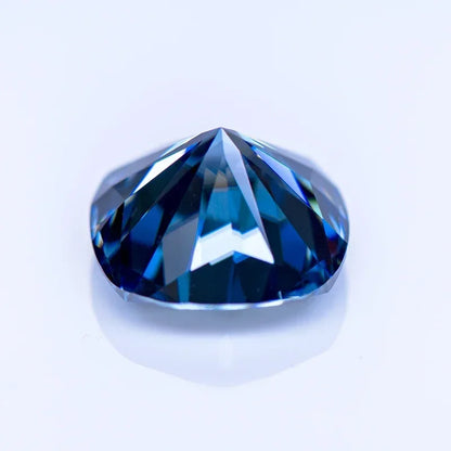 Royal Blue Cushion Cut Moissanites - Premium Jewelry from Dazzling Delights - Just $83.33! Shop now at Dazzling Delights