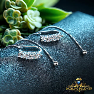 0.8ct Moissanite Designer Style Earrings - Premium Jewelry from Dazzling Delights - Just $119.95! Shop now at Dazzling Delights