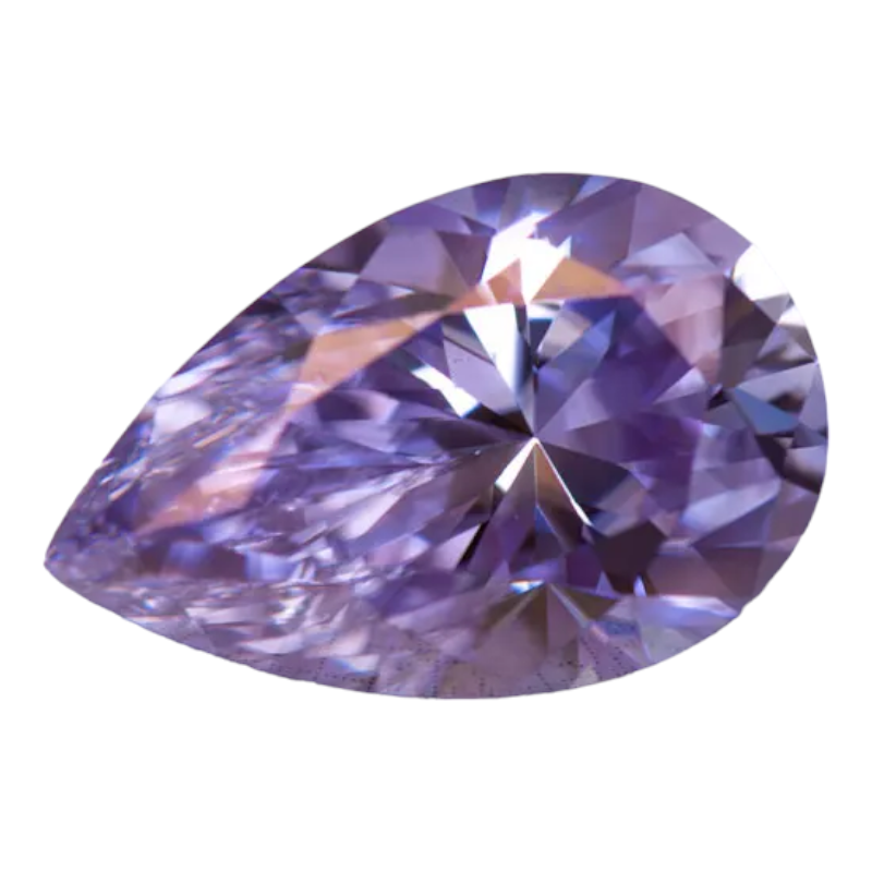 Lavender Pear Cut Moissanites - Premium Jewelry from Dazzling Delights - Just $83.33! Shop now at Dazzling Delights