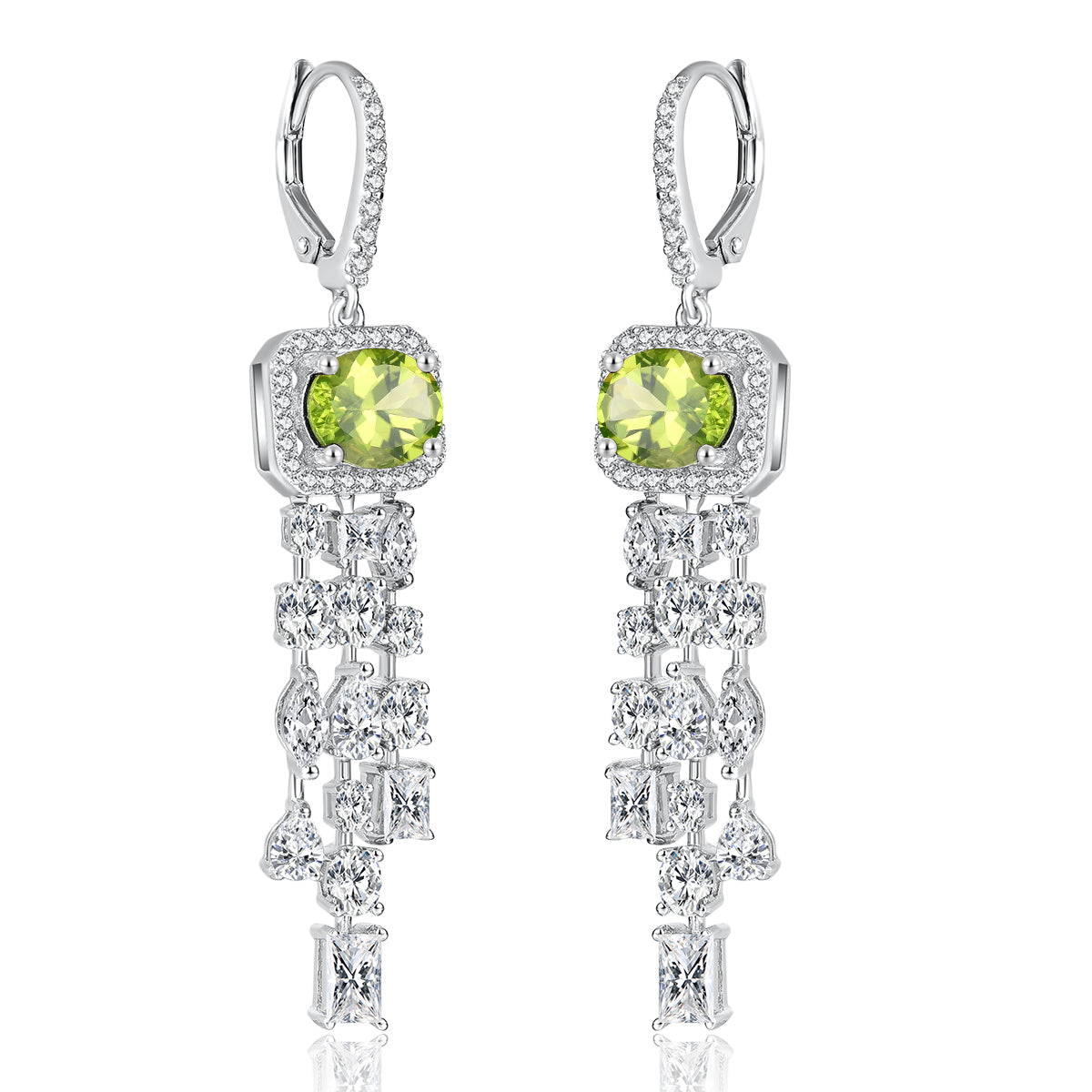 4.5 Carats Natural Gemstone Dangle Earrings - Your Choice of Gemstone - Premium Jewelry from Dazzling Delights - Just $89.96! Shop now at Dazzling Delights