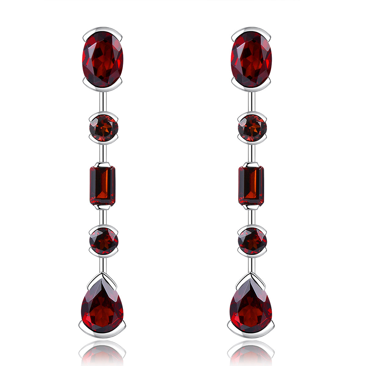 3.5 Carats Natural Gemstone Dangle Earrings - Your Choice of Gemstone - Premium Jewelry from Dazzling Delights - Just $64.46! Shop now at Dazzling Delights