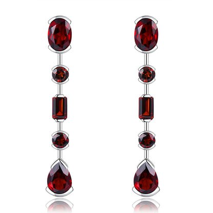 3.5 Carats Natural Gemstone Dangle Earrings - Your Choice of Gemstone - Premium Jewelry from Dazzling Delights - Just $64.46! Shop now at Dazzling Delights