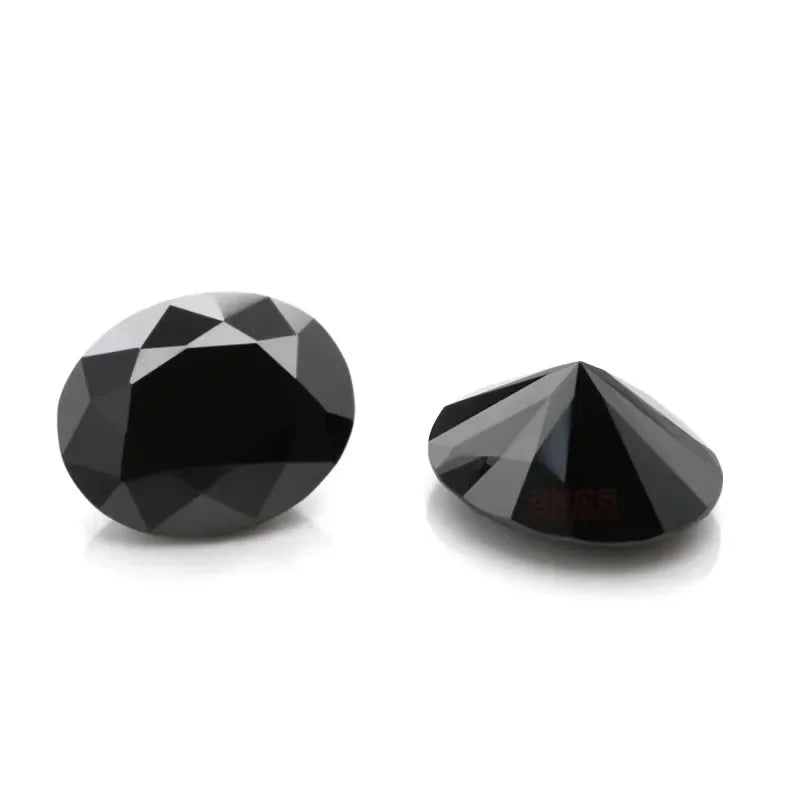 Black Oval Cut Moissanites - Premium Jewelry from Dazzling Delights - Just $62.50! Shop now at Dazzling Delights