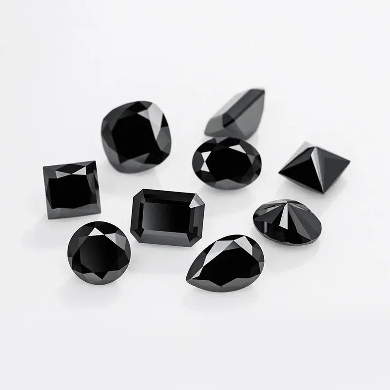 Black Emerald Cut Moissanites - Premium Jewelry from Dazzling Delights - Just $62.50! Shop now at Dazzling Delights