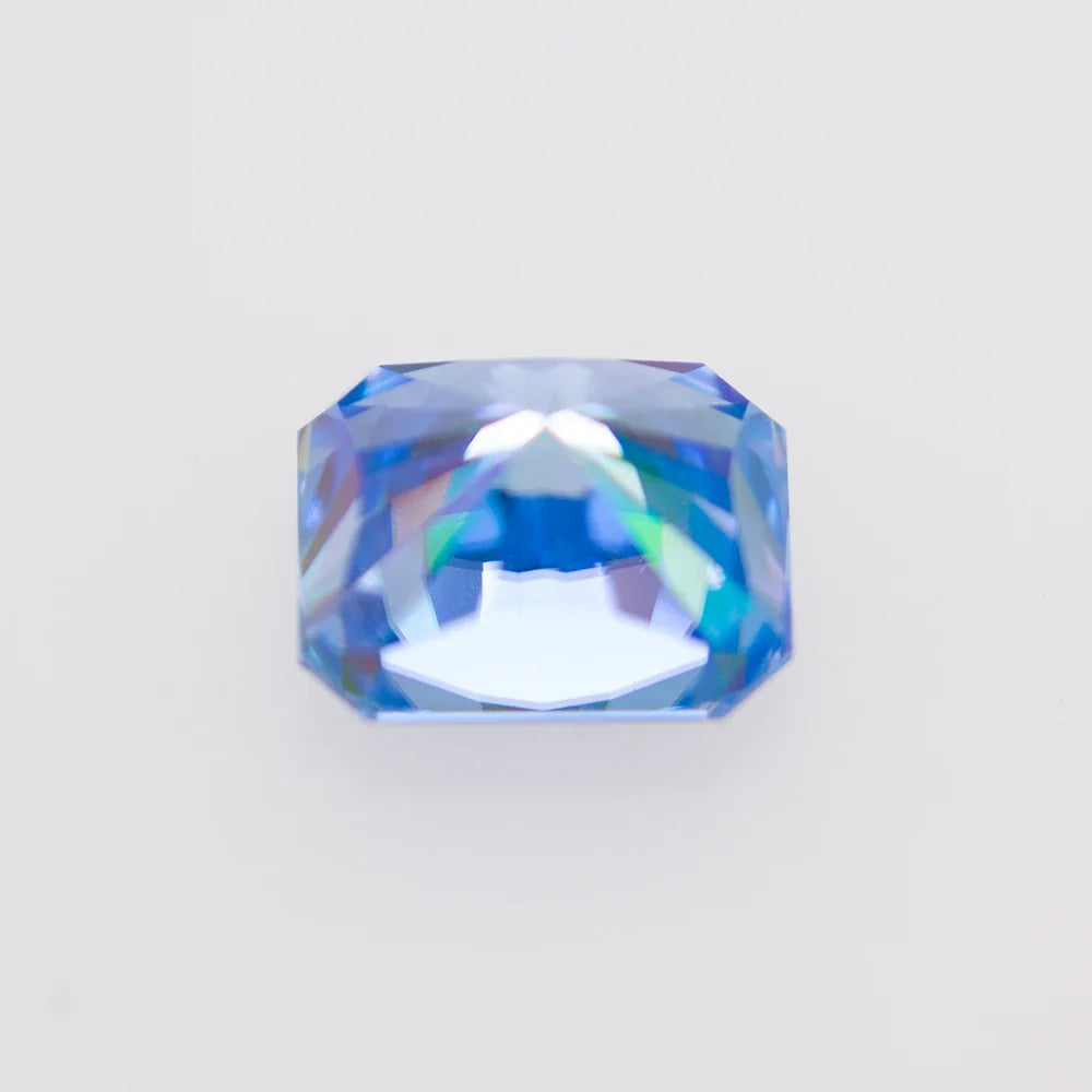 Cornflower Blue Radiant Cut Moissanites - Premium Jewelry from Dazzling Delights - Just $83.33! Shop now at Dazzling Delights