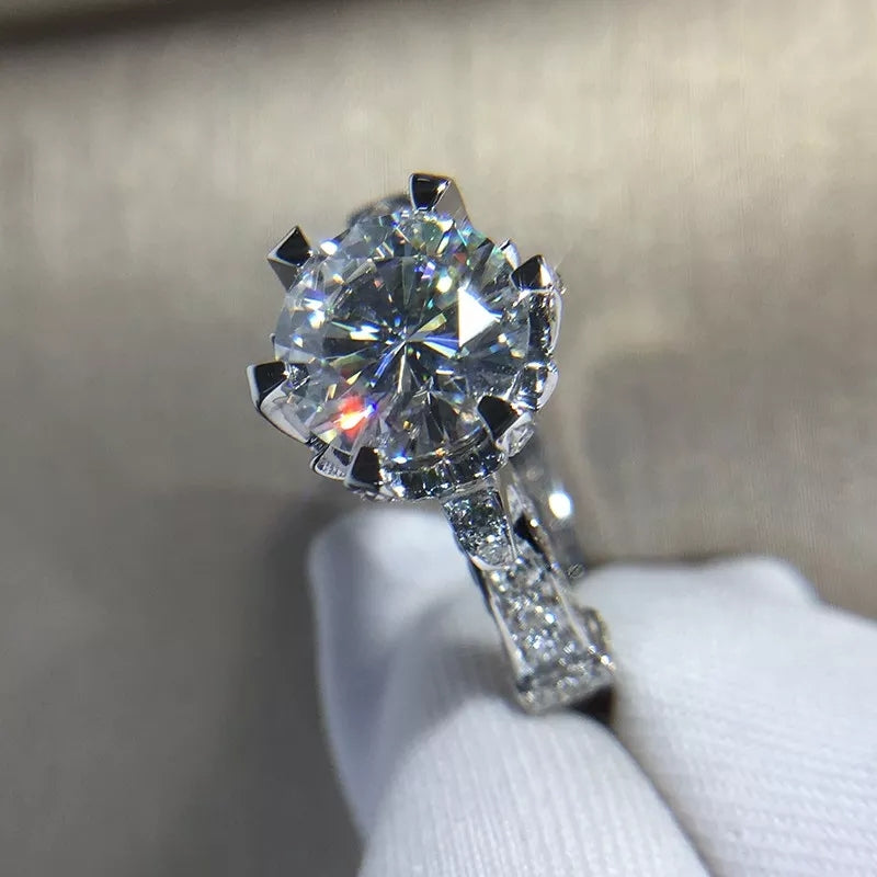 Ornate Royal Protea Moissanite Ring - Premium Jewelry from Dazzling Delights - Just $112.46! Shop now at Dazzling Delights