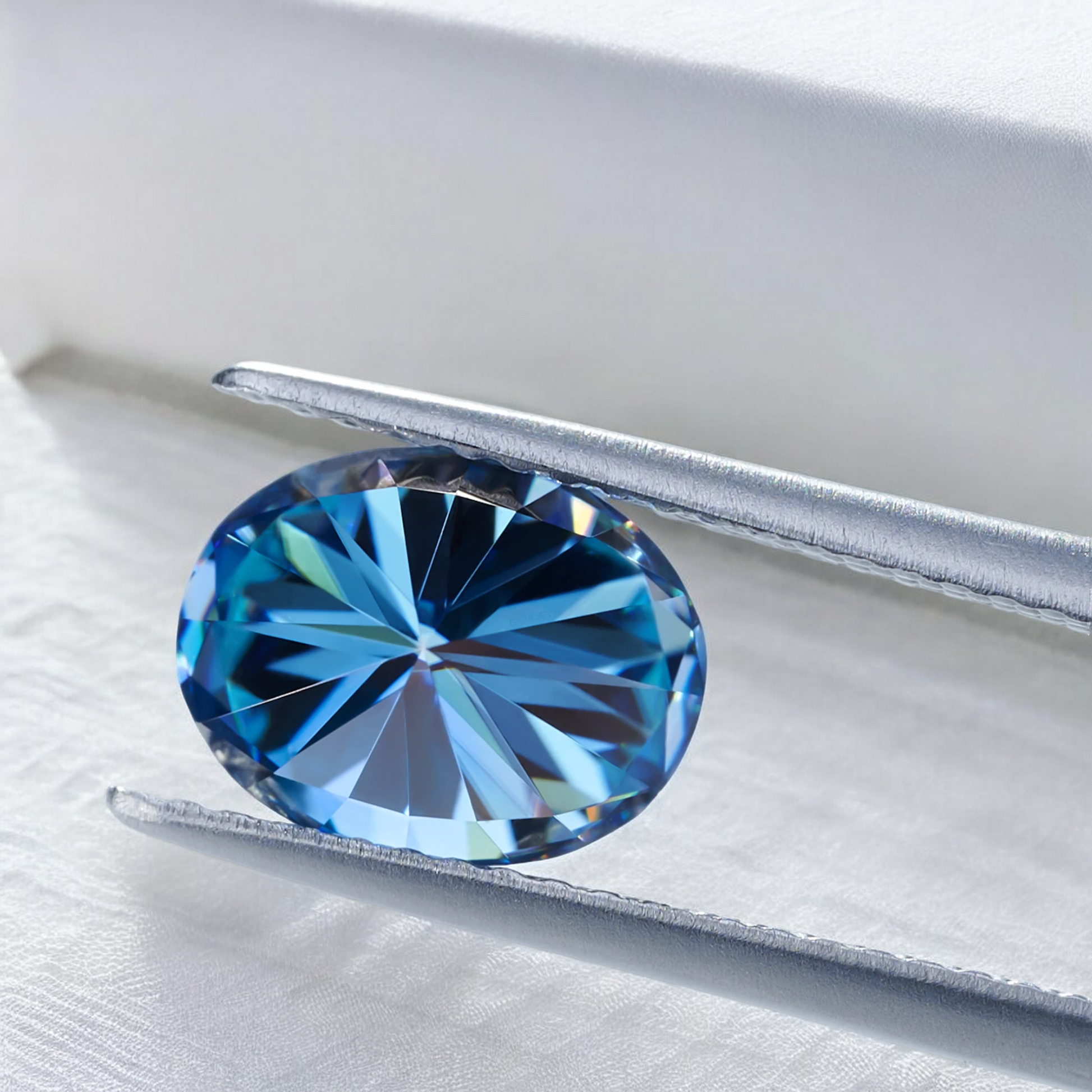 Cornflower Blue Oval Cut Moissanites - Premium Jewelry from Dazzling Delights - Just $83.33! Shop now at Dazzling Delights