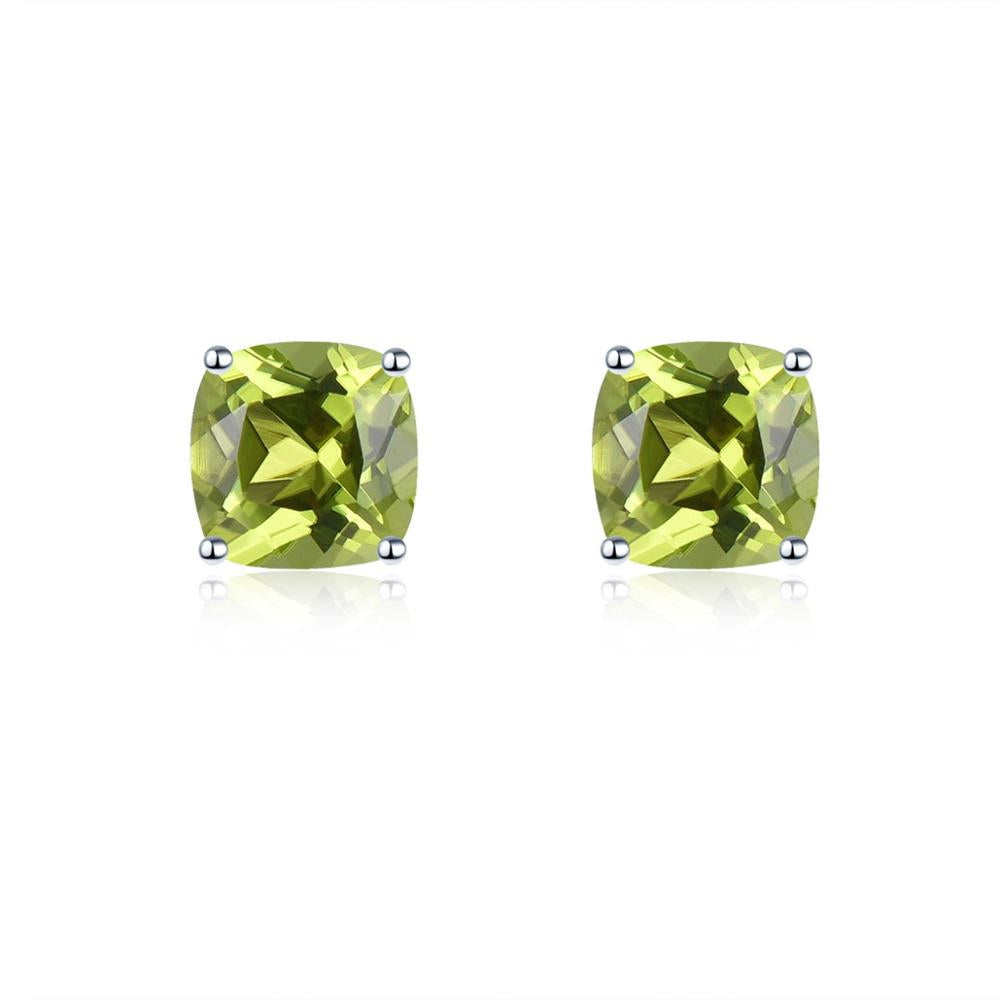 5x5mm Cushion Cut Natural Gemstone Stud Earrings - Your Choice of Gemstone - Premium Jewelry from Dazzling Delights - Just $50.96! Shop now at Dazzling Delights