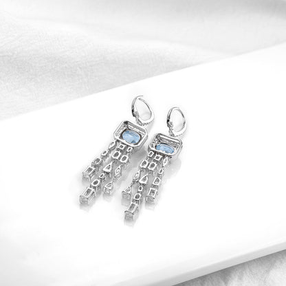 4.5 Carats Natural Gemstone Dangle Earrings - Your Choice of Gemstone - Premium Jewelry from Dazzling Delights - Just $89.96! Shop now at Dazzling Delights