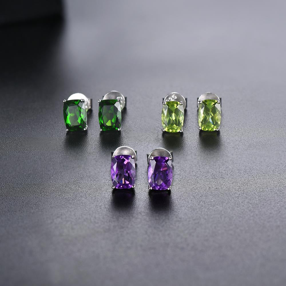 7x5mm Antique Cut Natural Gemstone Stud Earrings - Your Choice of Gemstone - Premium Jewelry from Dazzling Delights - Just $41.96! Shop now at Dazzling Delights