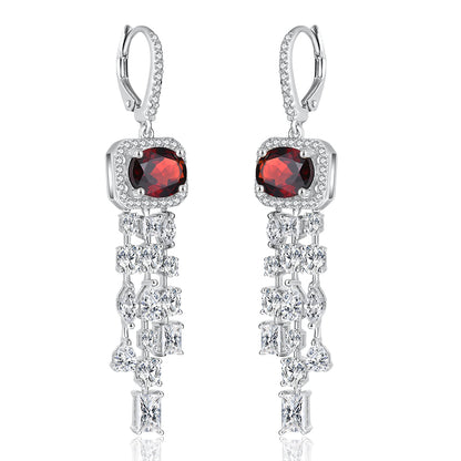 4.5 Carats Natural Gemstone Dangle Earrings - Your Choice of Gemstone - Premium Jewelry from Dazzling Delights - Just $89.96! Shop now at Dazzling Delights