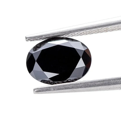 Black Oval Cut Moissanites - Premium Jewelry from Dazzling Delights - Just $62.50! Shop now at Dazzling Delights