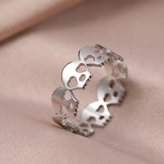 Titanium Eternal Skull Ring - Premium Jewelry from Dazzling Delights - Just $23.95! Shop now at Dazzling Delights