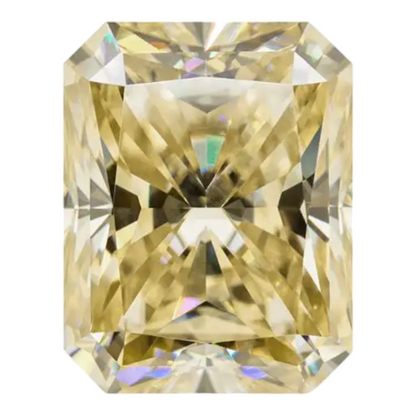 Champagne Radiant Cut Moissanites - Premium Jewelry from Dazzling Delights - Just $133.33! Shop now at Dazzling Delights