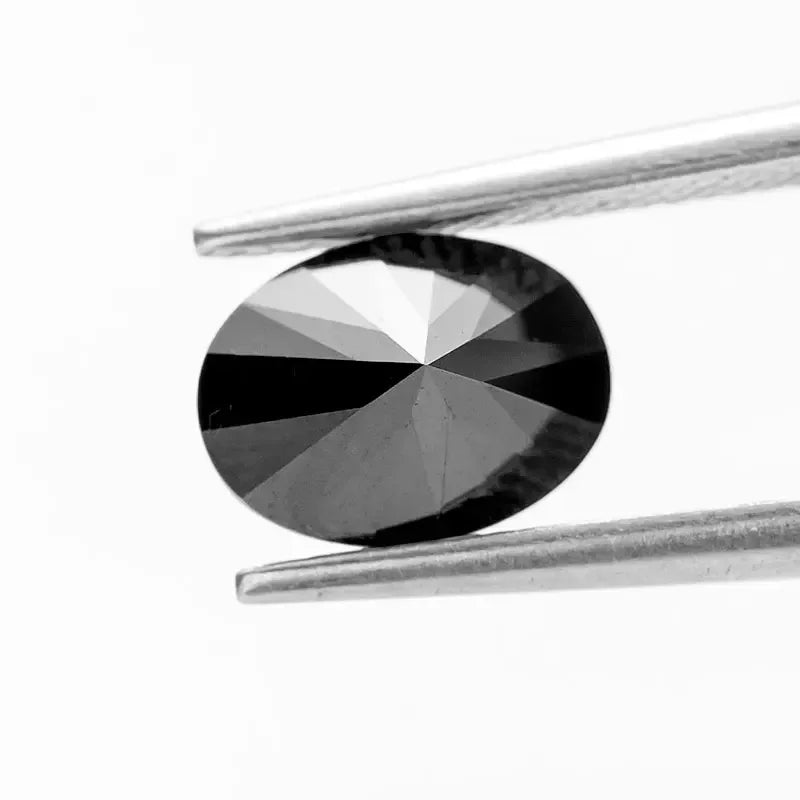 Black Oval Cut Moissanites - Premium Jewelry from Dazzling Delights - Just $62.50! Shop now at Dazzling Delights